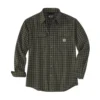Men's Carhartt Loose Fit Heavyweight Flannel Long-Sleeve Plaid Shirt