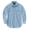 Men's Carhartt Loose Fit Midweight Chambray Long-Sleeve Shirt
