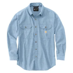 Men's Carhartt Loose Fit Midweight Chambray Long-Sleeve Shirt