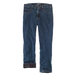 Men's Carhartt Relaxed Fit Flannel Lined 5 Pocket Jeans