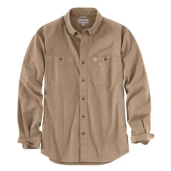 Men's Carhartt Rugged Flex Rigby Long Sleeve Work Shirt