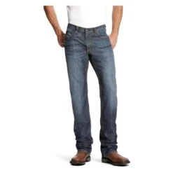 Men's Ariat FR M4 Relaxed Stretch DuraLight Basic Boot Cut Jeans