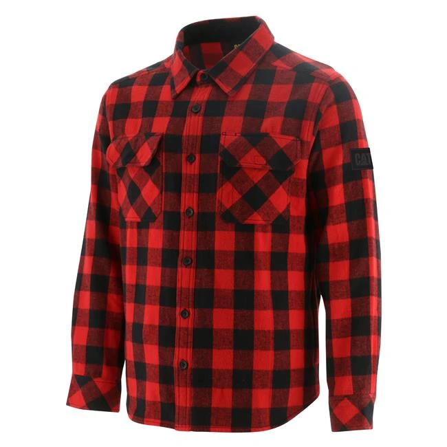 Men's CAT Buffalo Check Overshirt - Image 2