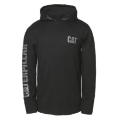 Men's CAT UPF Hooded Banner Long Sleeve T-Shirt
