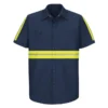 Men's Red Kap Enhanced Visibility Industrial Work Shirt