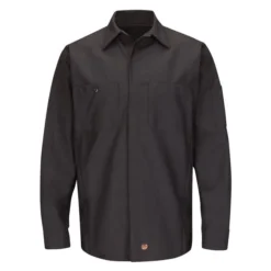 Men's Red Kap Long Sleeve Solid Crew Shirt