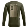 Men's Under Armour Freedom Flag Long Sleeve T-Shirt