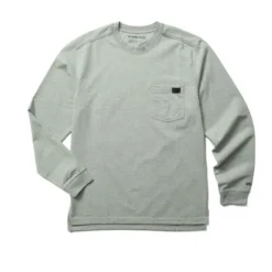 Men's Wolverine Guardian Cotton Long Sleeve Pocket T-Shirt