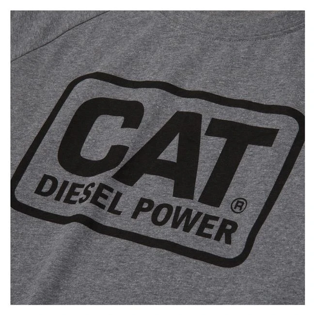Men's CAT Diesel Power Long Sleeve T-Shirt - Image 2