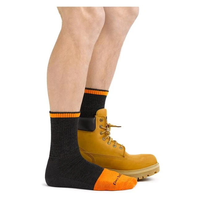 Men's Darn Tough Steely Micro Crew Midweight Work Socks - Image 3