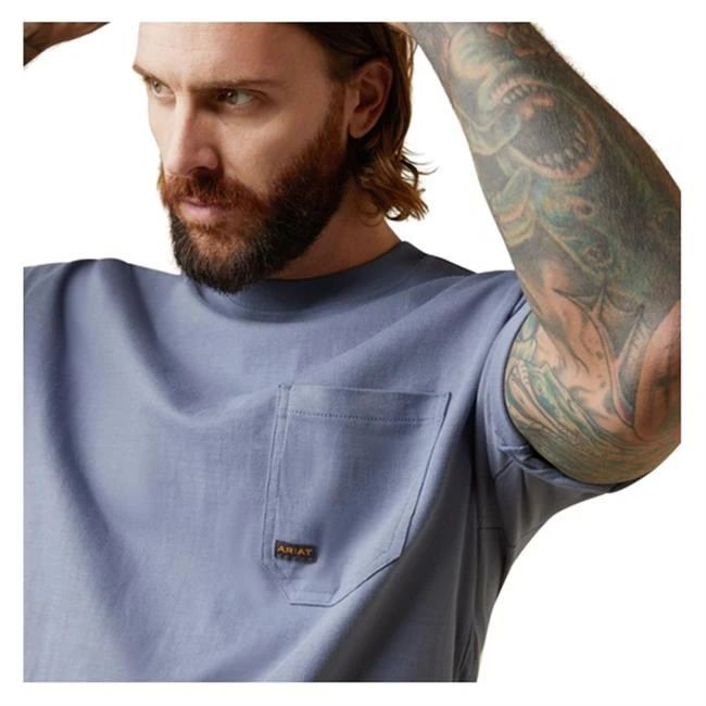 Men's Ariat Rebar Cotton Strong Anvil Force Graphic T-Shirt - Image 4