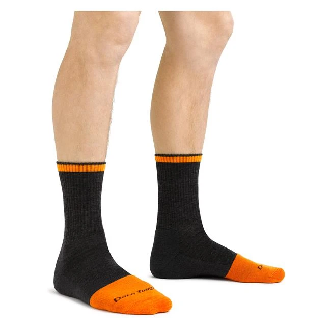 Men's Darn Tough Steely Micro Crew Midweight Work Socks - Image 4